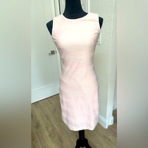 Tommy Hilfiger fenetre knit plaid sleeveless sheath dress